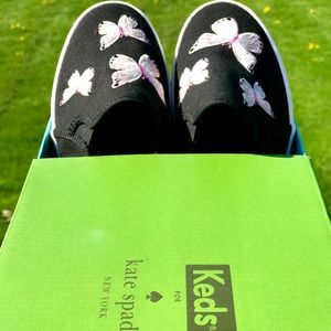 DBL Deck Kate Spade Butterfly Keds!
